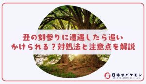 丑の刻参りに遭遇したら追いかけられる？対処法と注意点を解説